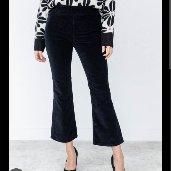 Free People In My Feelings Black Corduroy Bootcut Pants - Picture 10 of 10